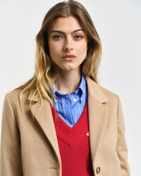 Hyvin istuva klassinen villakangastakki