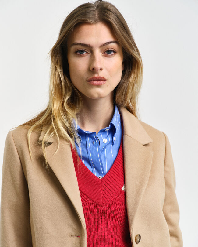 Hyvin istuva klassinen villakangastakki