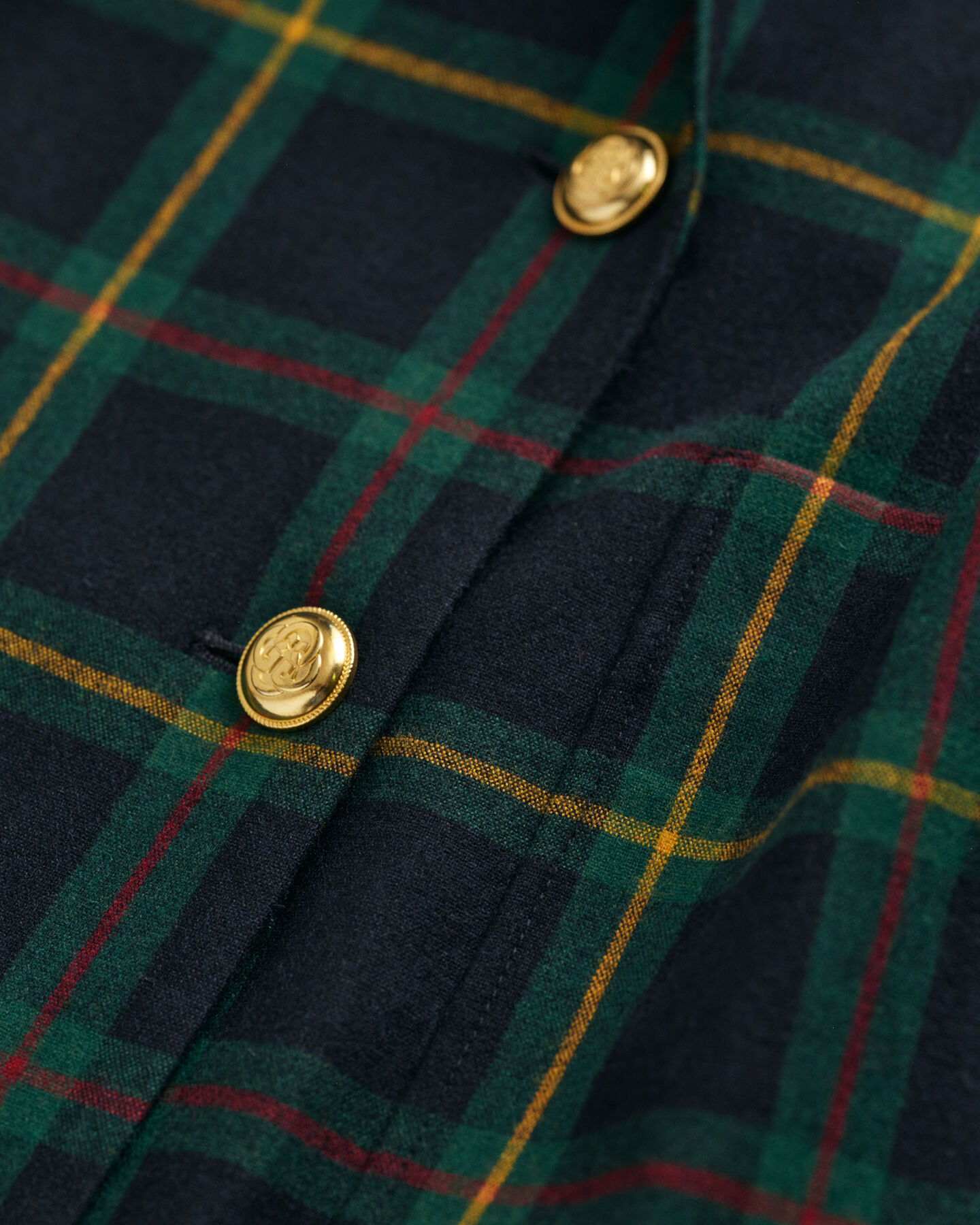 Regular fit ‑mitoitettu ruudullinen bleiseri