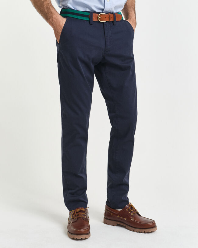 Slim fit ‑mitoitetut tvillichinot