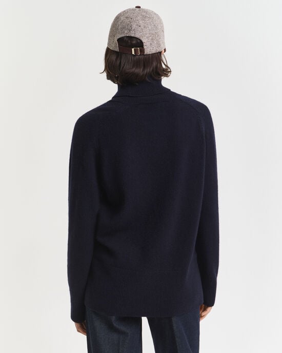 Villa-kašmirsekoitteinen pooloneulepusero