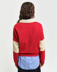 Kohopintainen monivärinen Rugger-pikeepaita