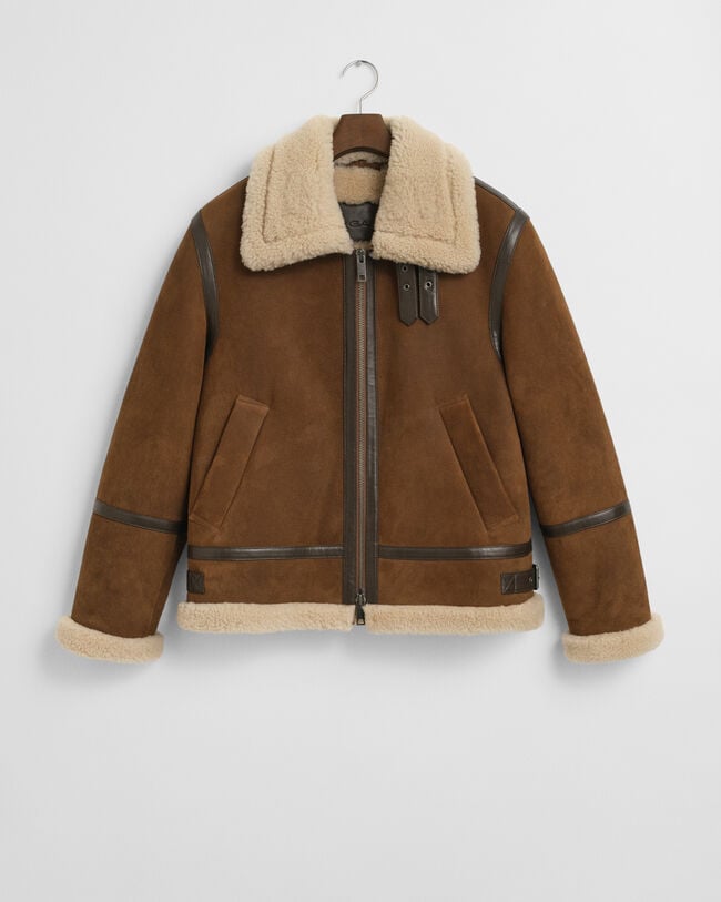 Shearling-takki