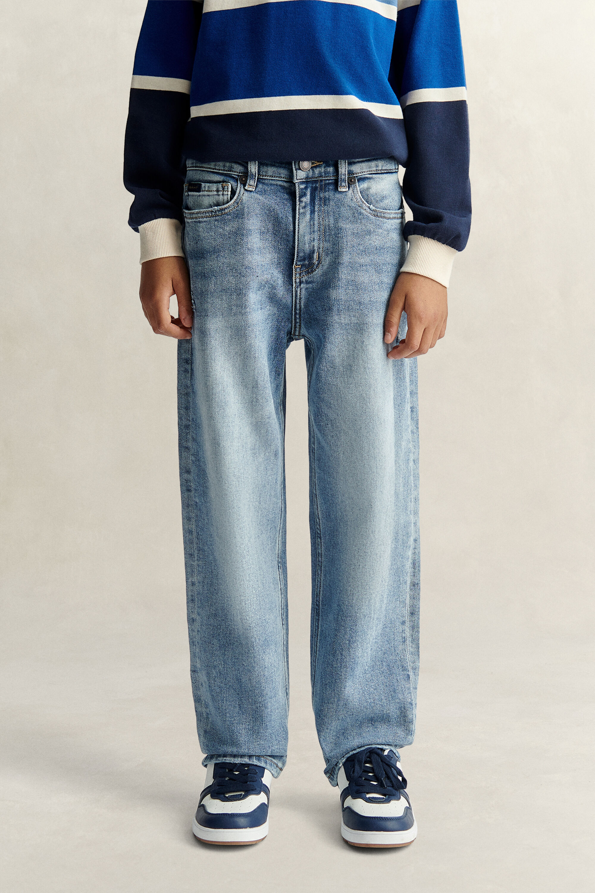 Teen Boys ‑malliston relaxed fit ‑mitoitetut farkut