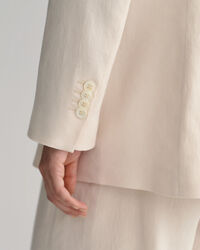 Regular fit ‑mitoitettu joustava pellavableiseri