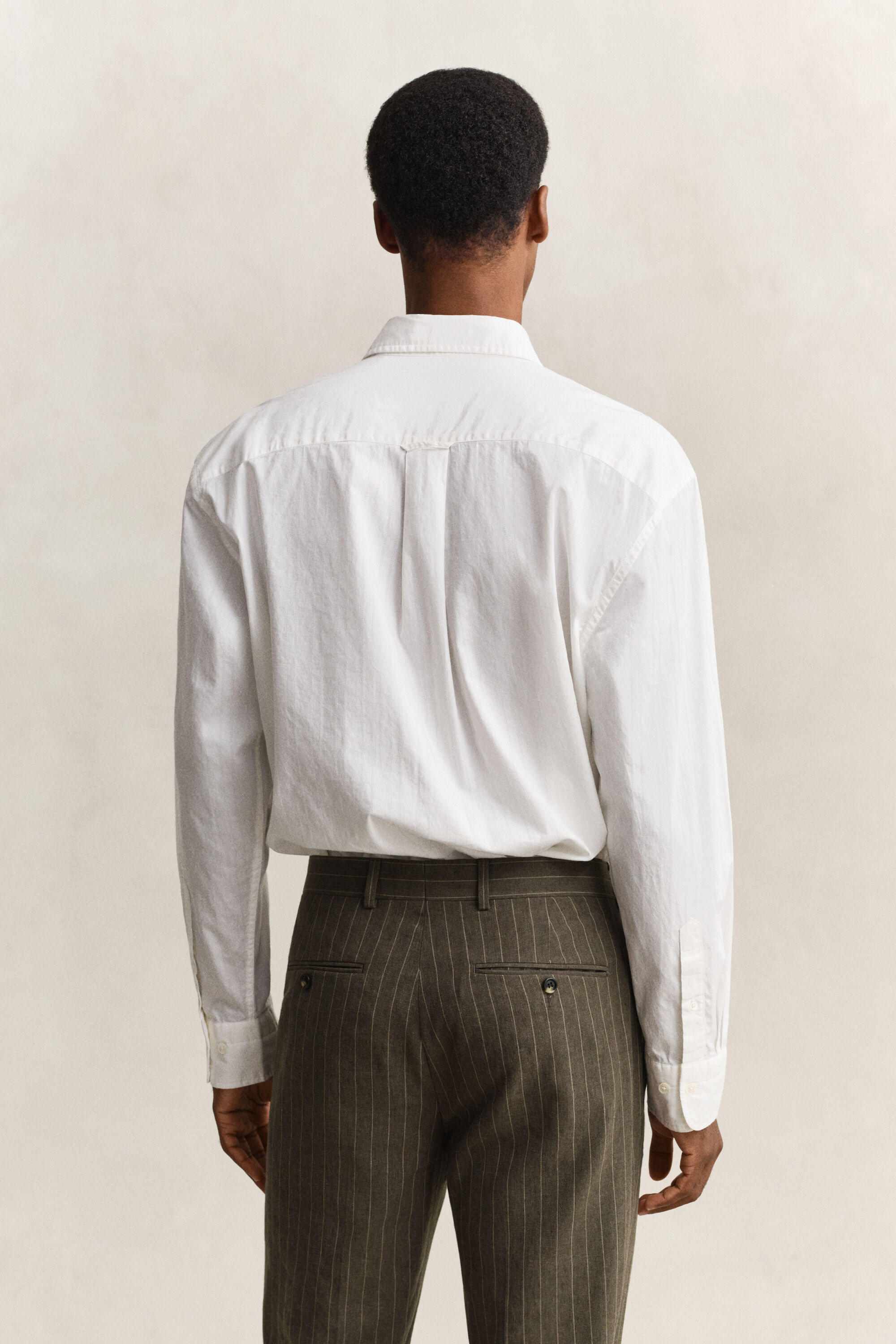 Dobby-raidallinen relaxed fit ‑mitoitettu paita