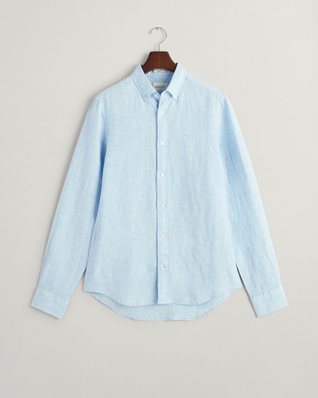 Slim fit ‑mitoitettu pellavapaita