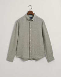 Slim fit ‑mitoitettu pellavapaita