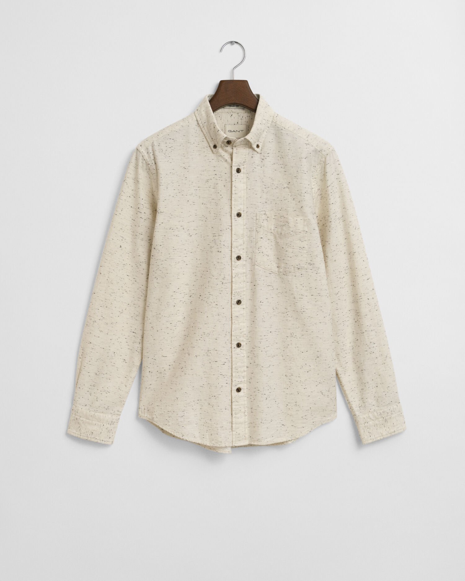 Regular fit ‑mitoitettu nyppyflanellipaita