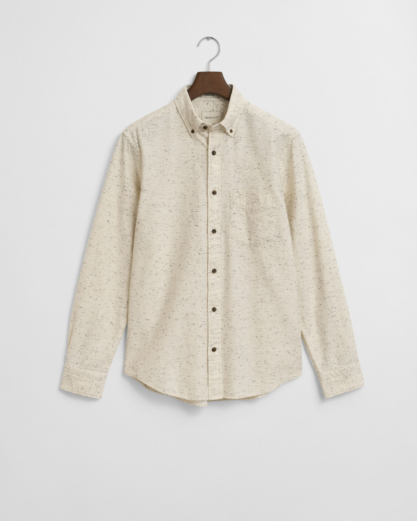 Regular fit ‑mitoitettu nyppyflanellipaita