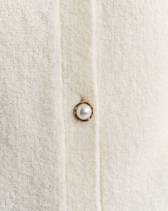 Bukleeneuletakki, pyöreä pääntie