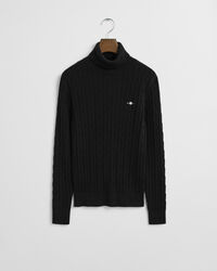 Joustopuuvillainen palmikkopooloneule