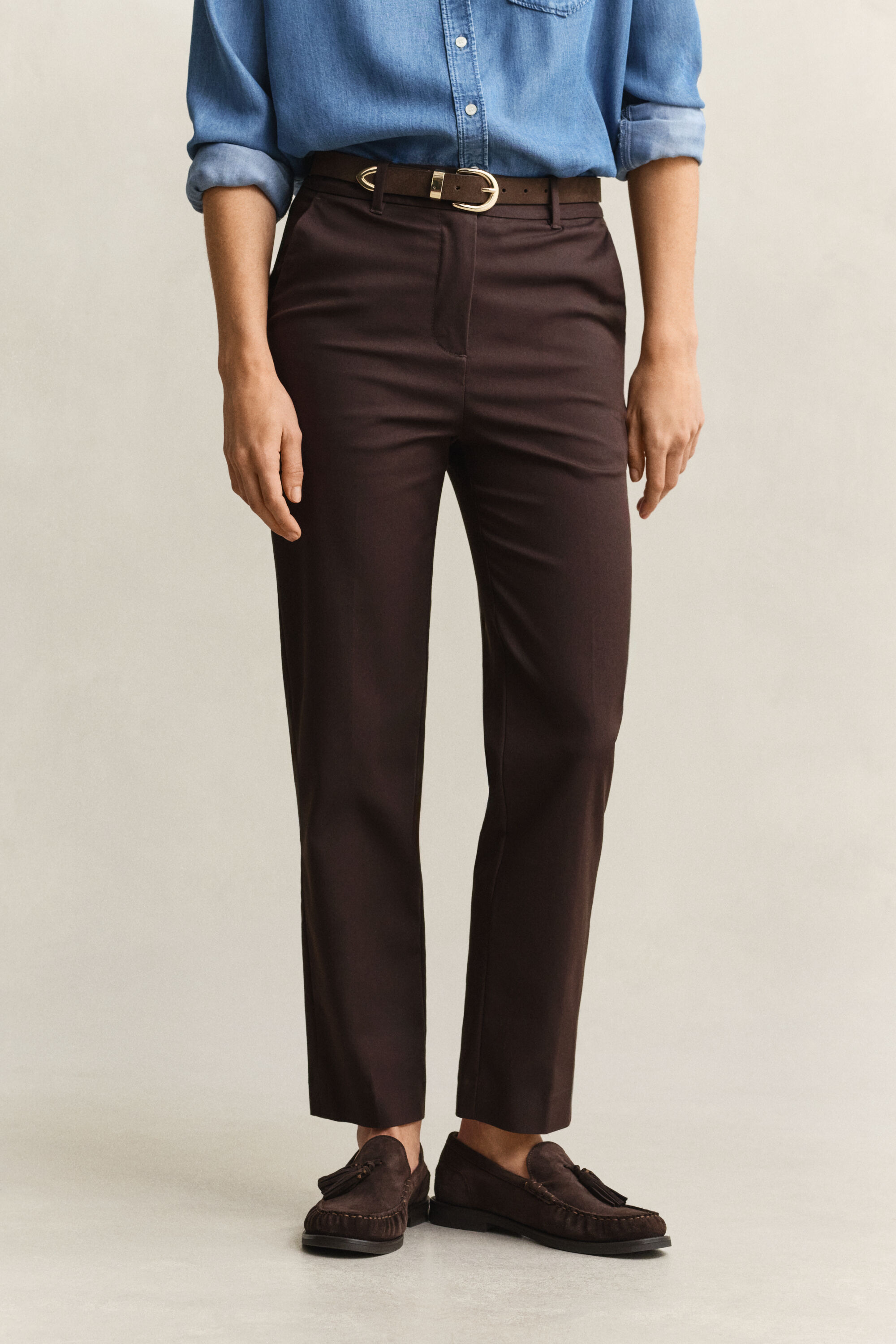 Slim fit ‑mitoitetut housut