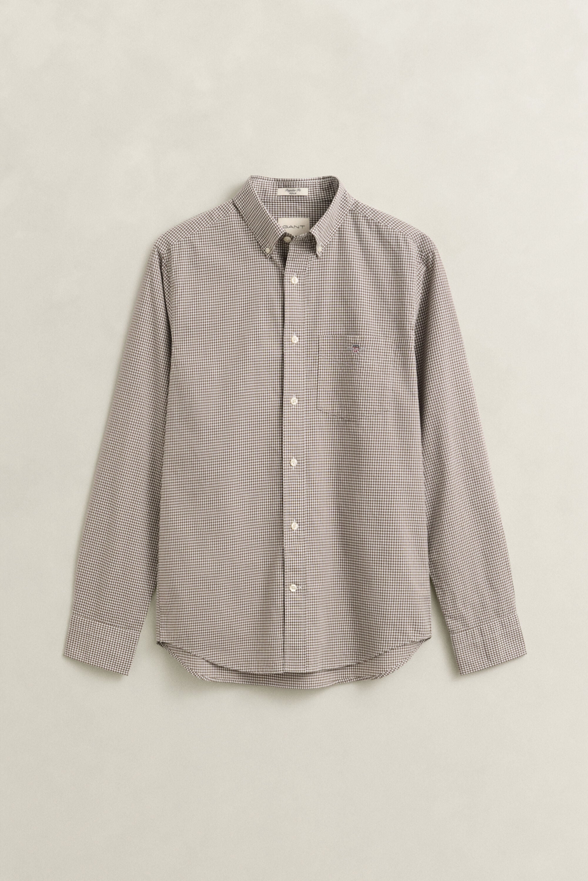 Gingham-ruudullinen Classic-popliinipaita
