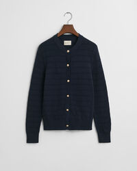 Kohopintainen puuvillaneuletakki