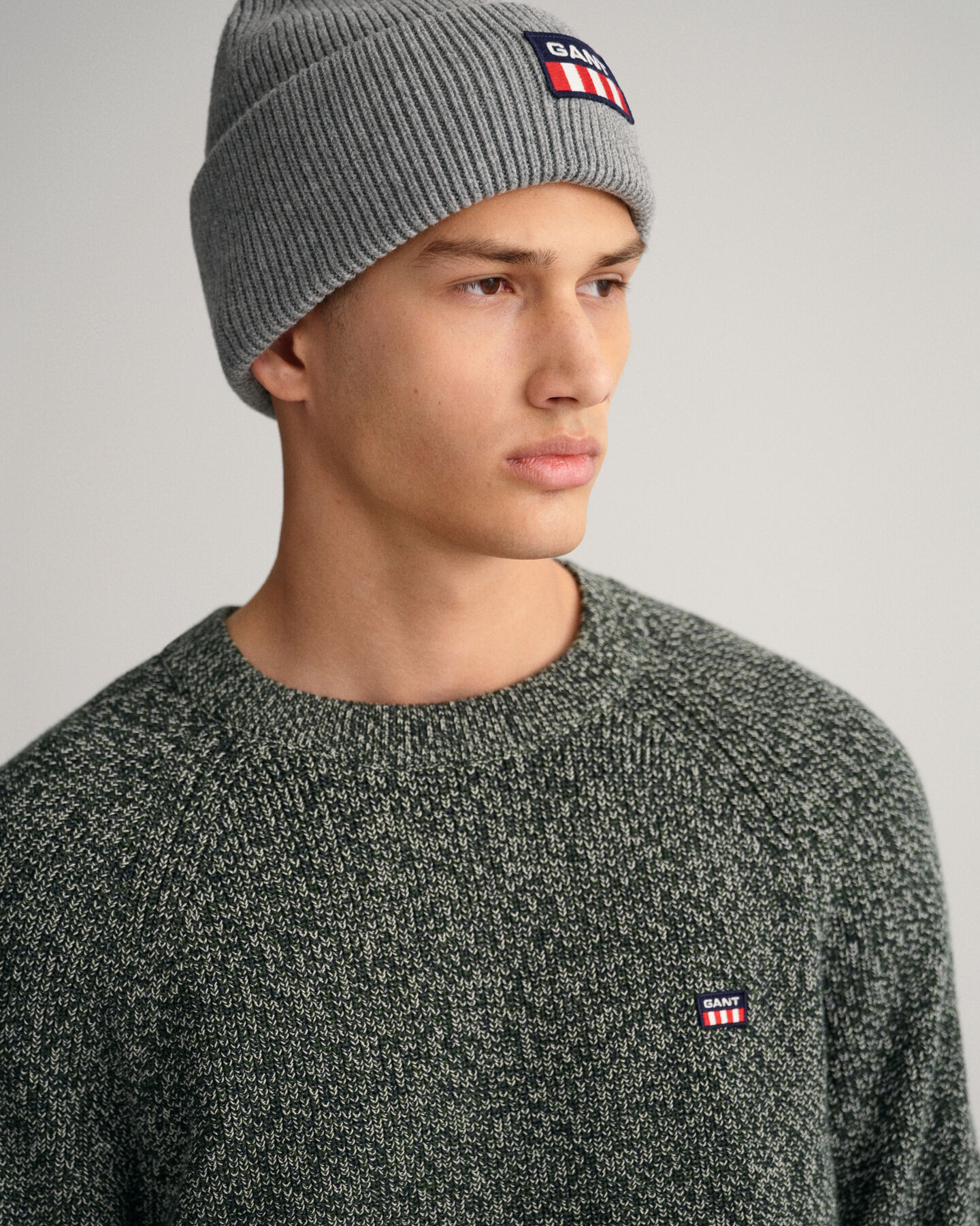 Twisted-puuvillaneulepusero, py&ouml;re&auml; p&auml;&auml;ntie