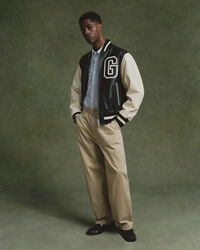 Relaxed fit ‑mitoitettu pystyraidallinen US‑oxford‑paita