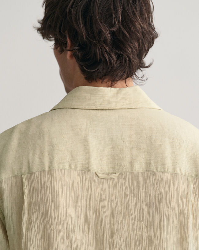 Relaxed&nbsp;fit ‑mitoitettu kohopintainen paita