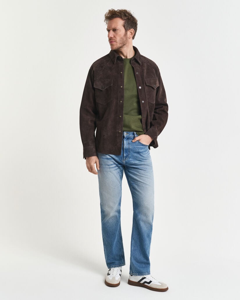 Regular fit ‑mitoitettu Shield-t‑paita