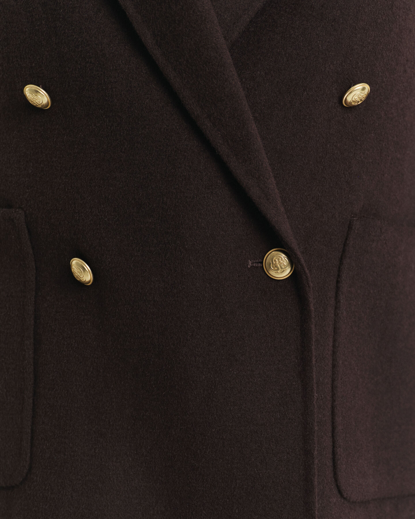 Regular fit ‑mitoitettu käsin tikattu klubitakki