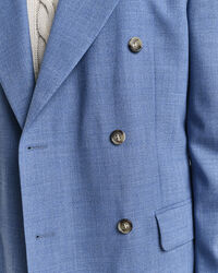 Regular fit ‑mitoitettu villakankainen Mouliné-puvuntakki