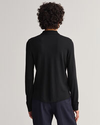 Pitk&auml;hihainen Detail Collar ‑pikeepaita