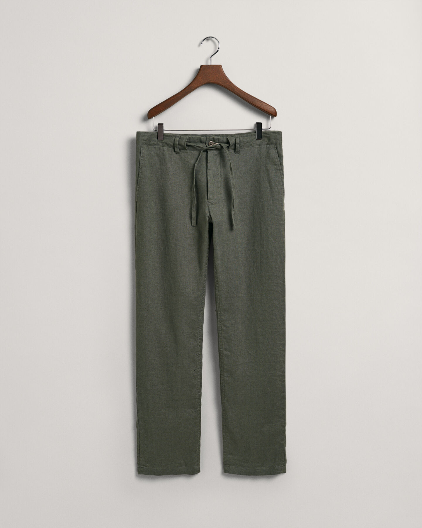 Relaxed fit ‑mitoitetut kiristysnyörilliset pellavahousut