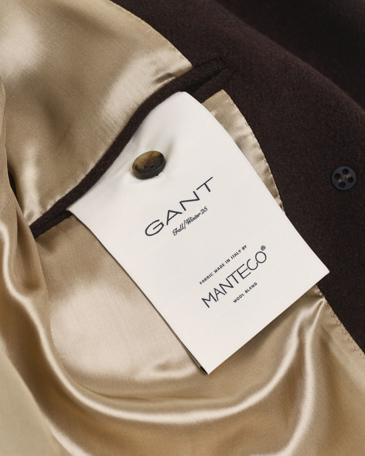 Villasekoitekankainen päällystakki