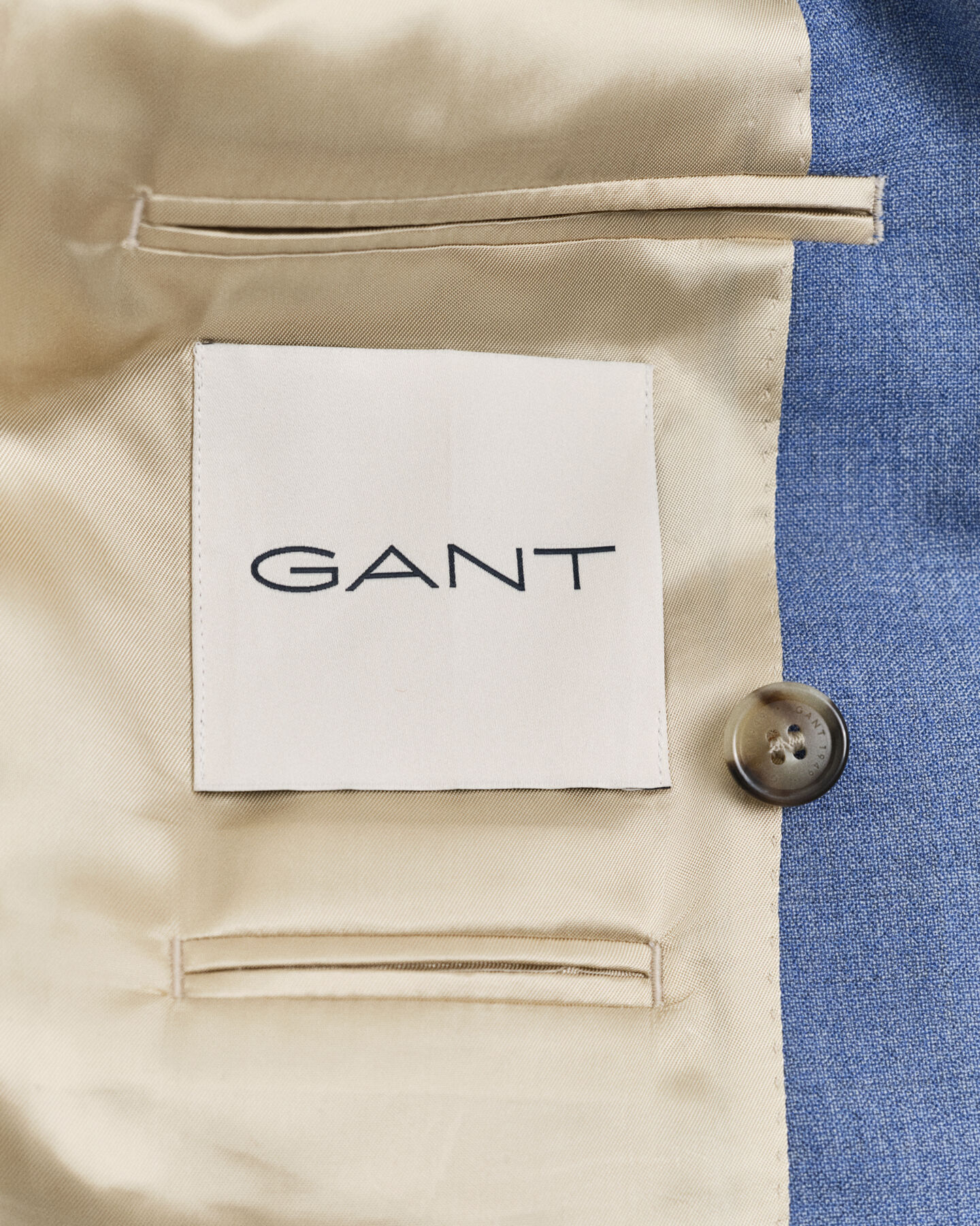 Regular fit ‑mitoitettu villakankainen Mouliné-puvuntakki