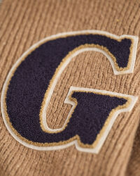 Wool Nepps Letterman -neulepusero puolivetoketjulla