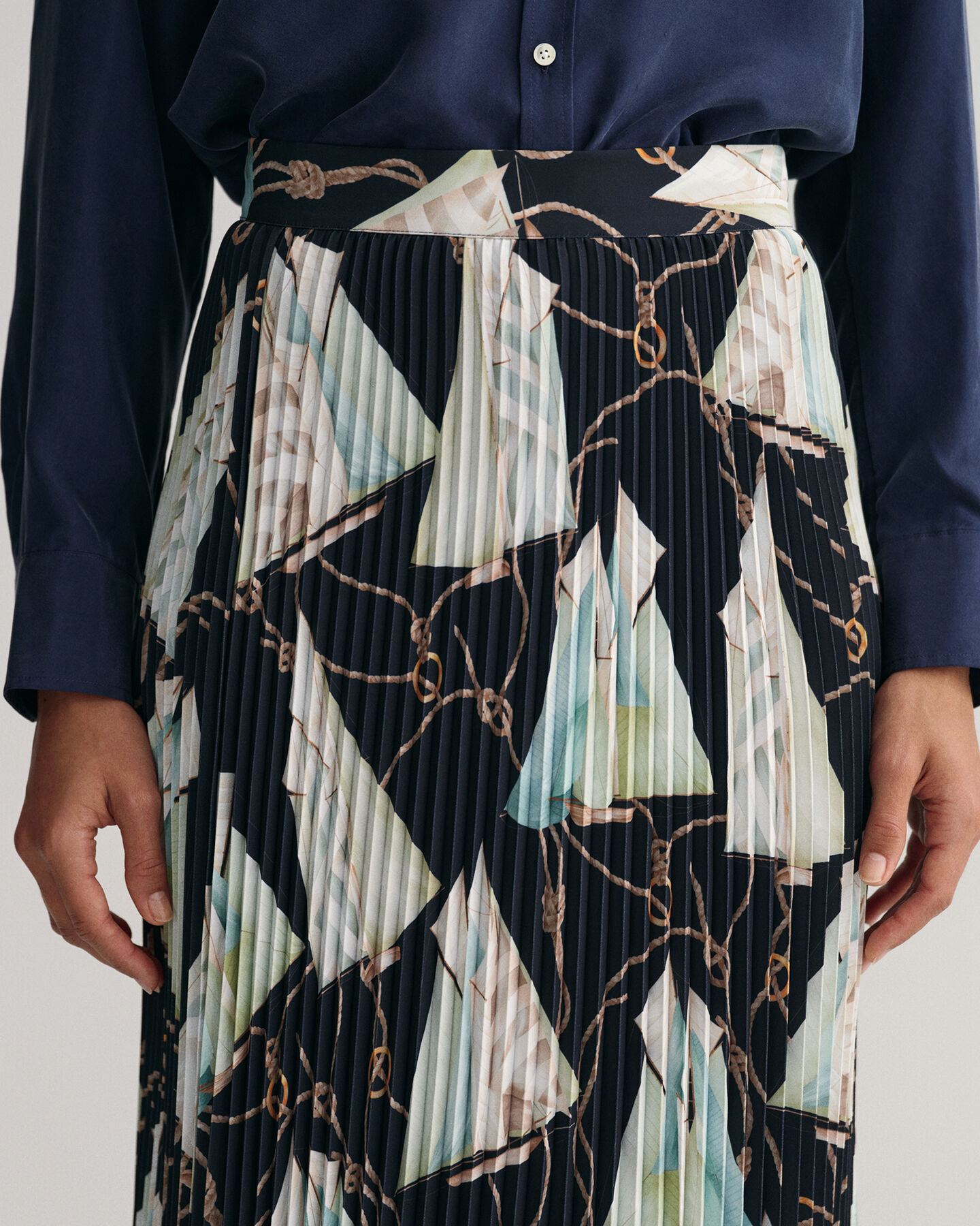 Printtikuvioitu Sailing-laskoshame