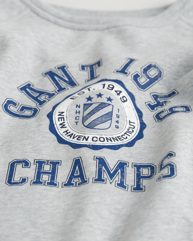 Teens-malliston Graphic-collegepaita, py&ouml;re&auml; p&auml;&auml;ntie