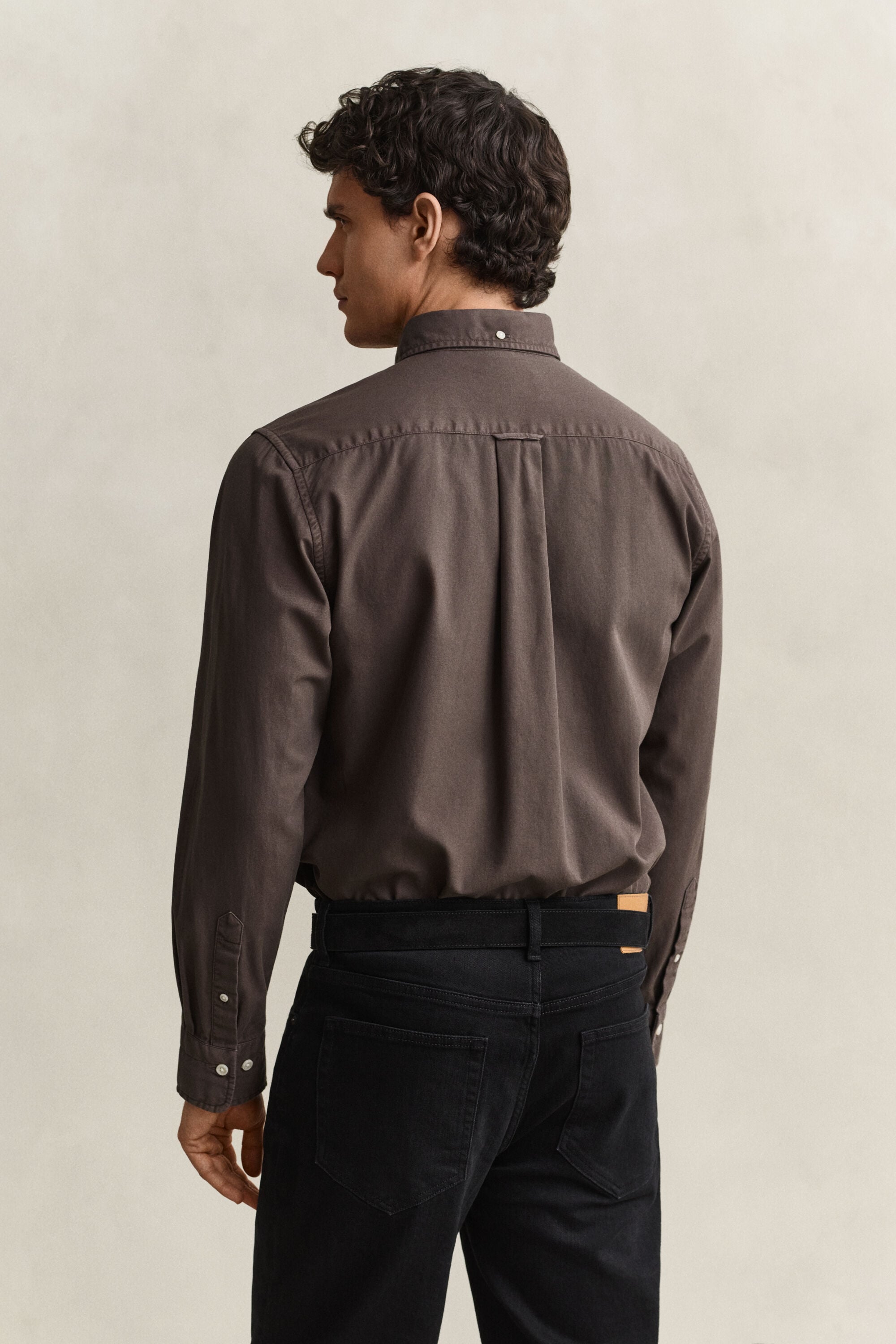 Regular fit ‑mitoitettu tvillipaita