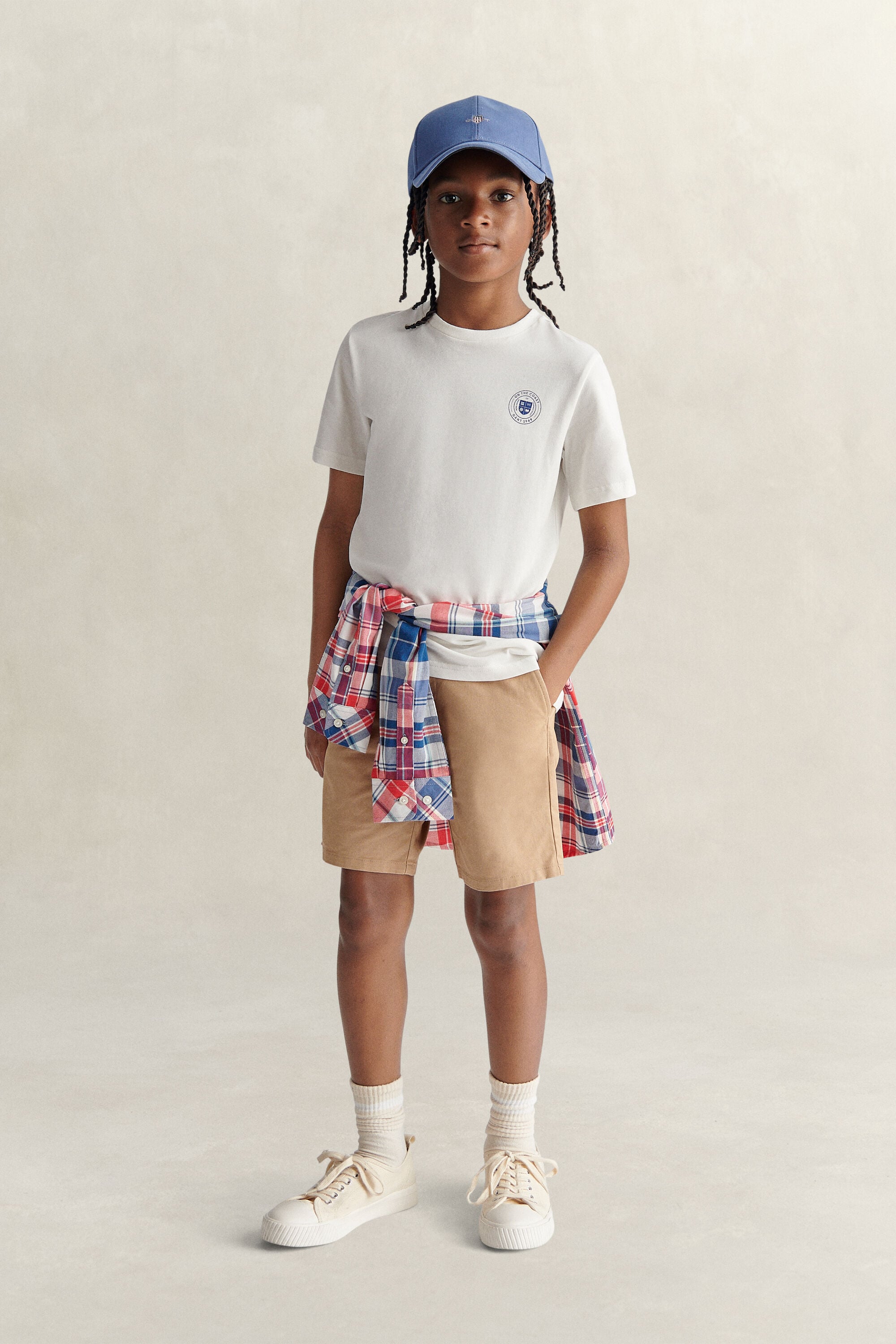 Teen Boys ‑malliston chinoshortsit