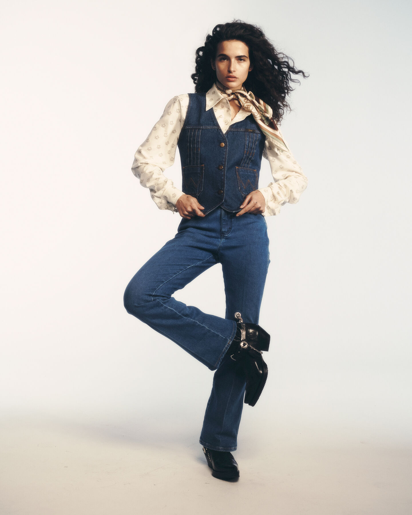 Wrangler x GANT ‑malliston Bootcut-farkut