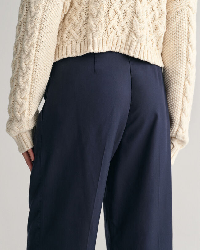 Relaxed Fit Tie Waist Pants