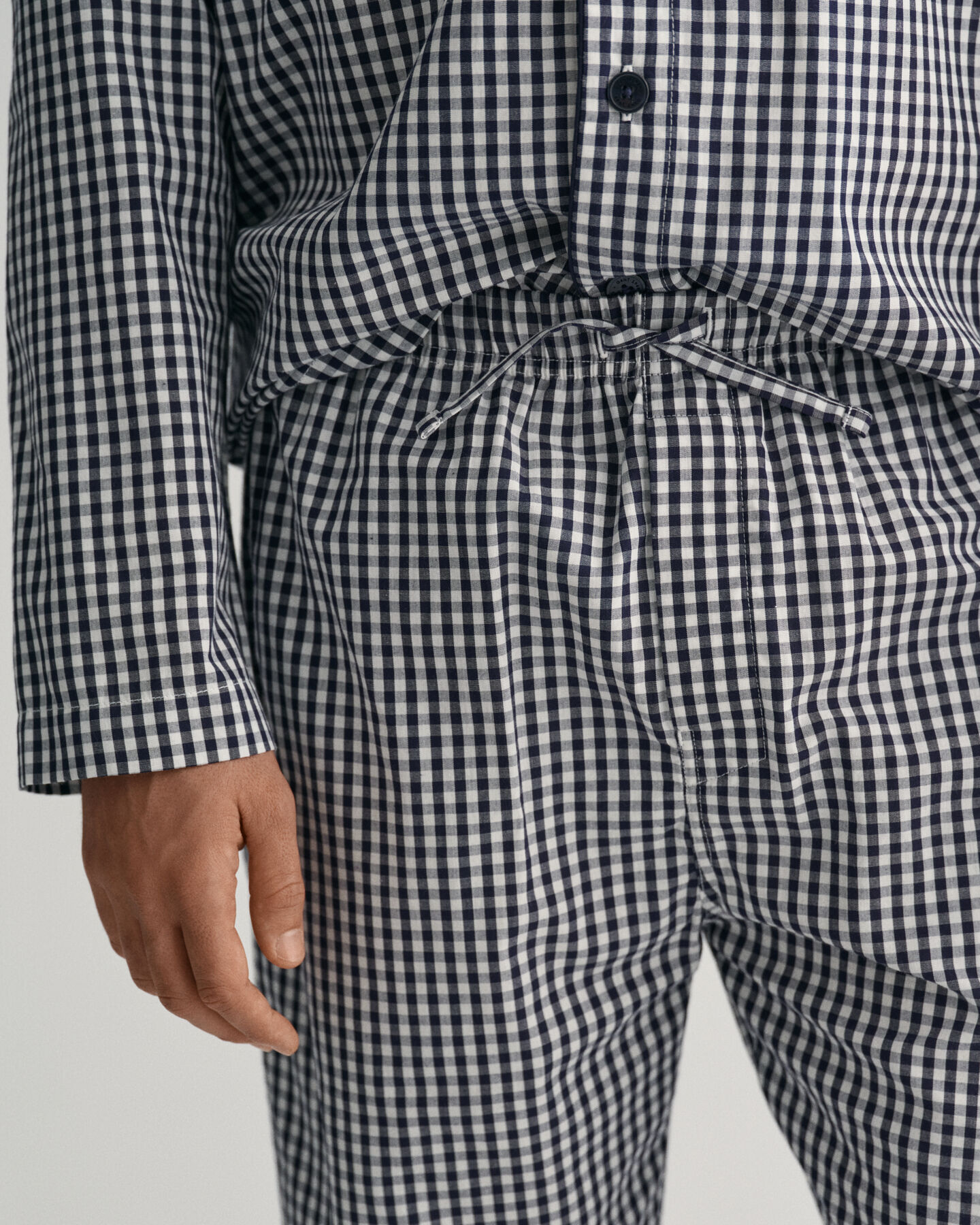 Gingham Checked Pajama Set