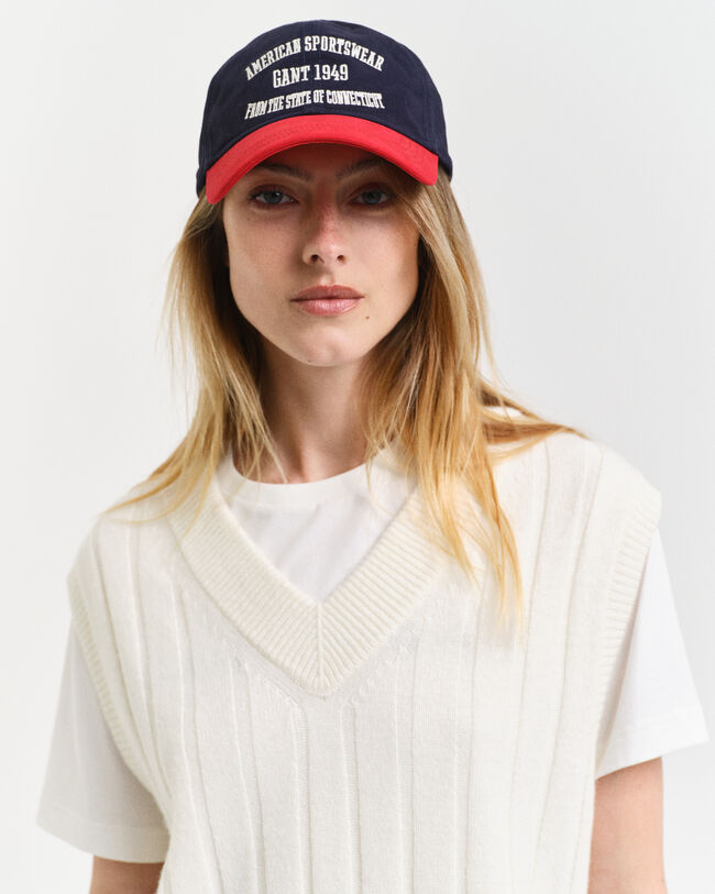 Villainen joustinneuleliivi, v‑pääntie