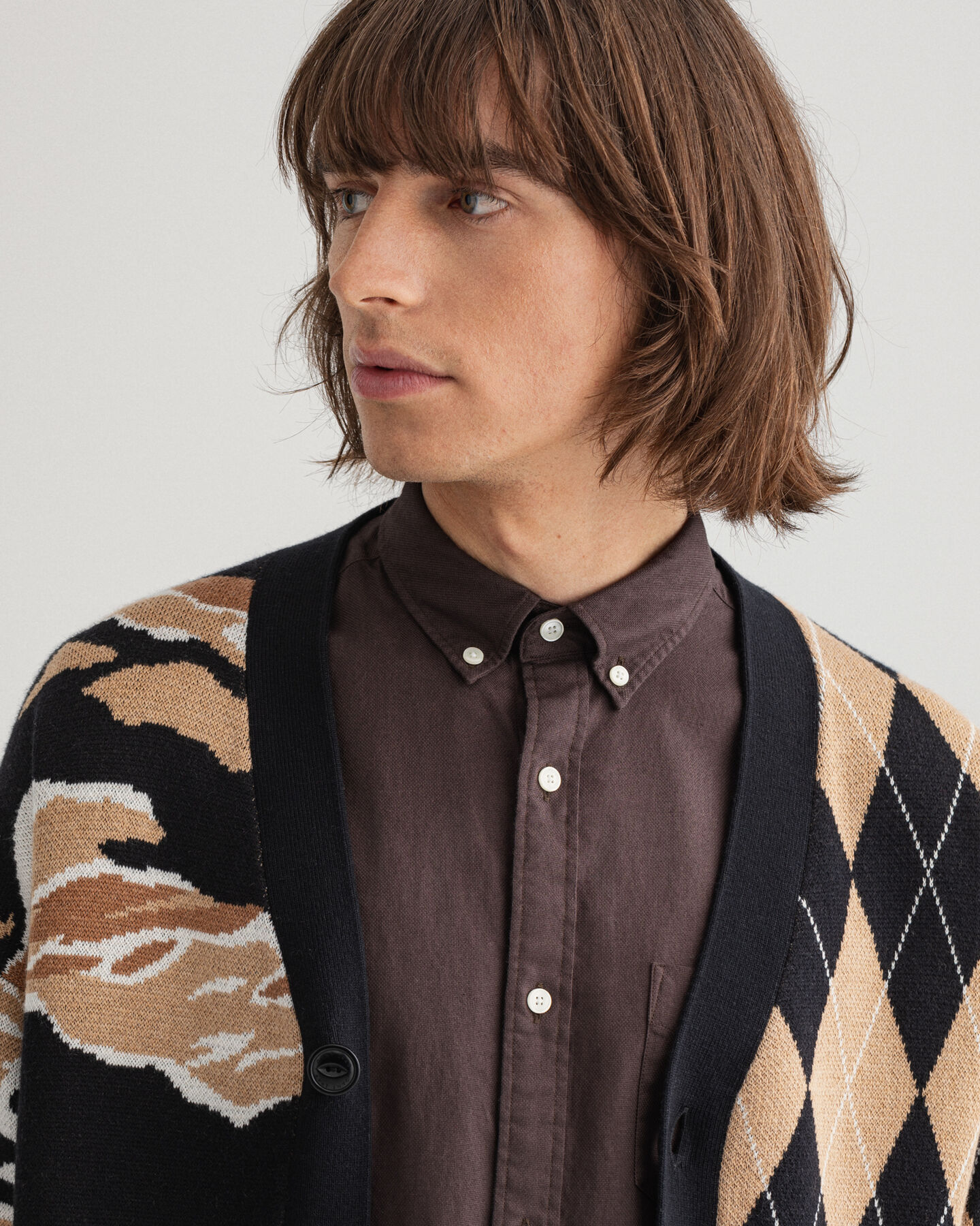 Tiger Camo ‑neuletakki