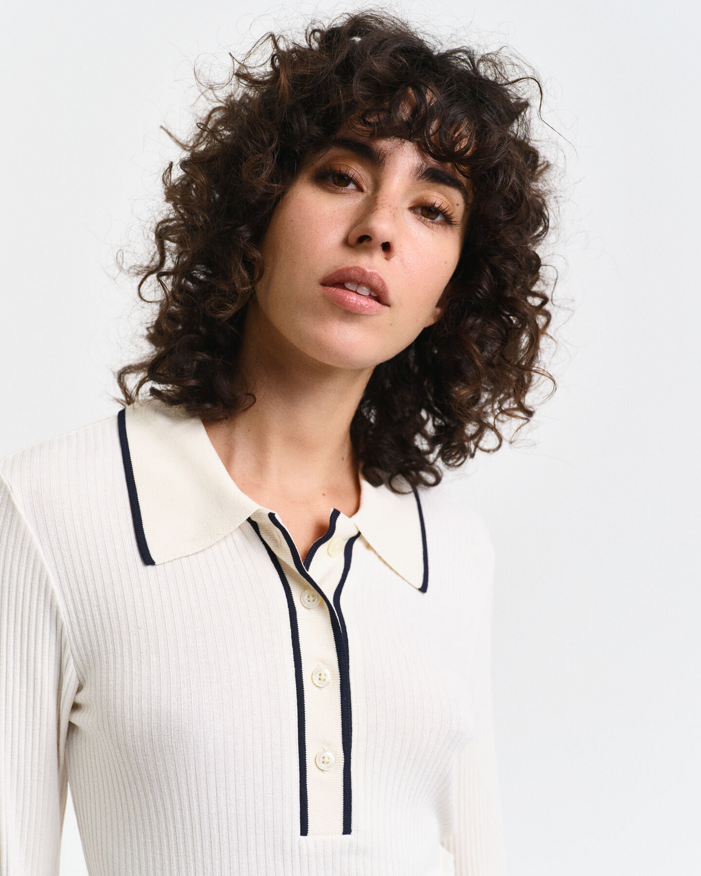 Pitkähihainen pikeepaita joustinneuletta