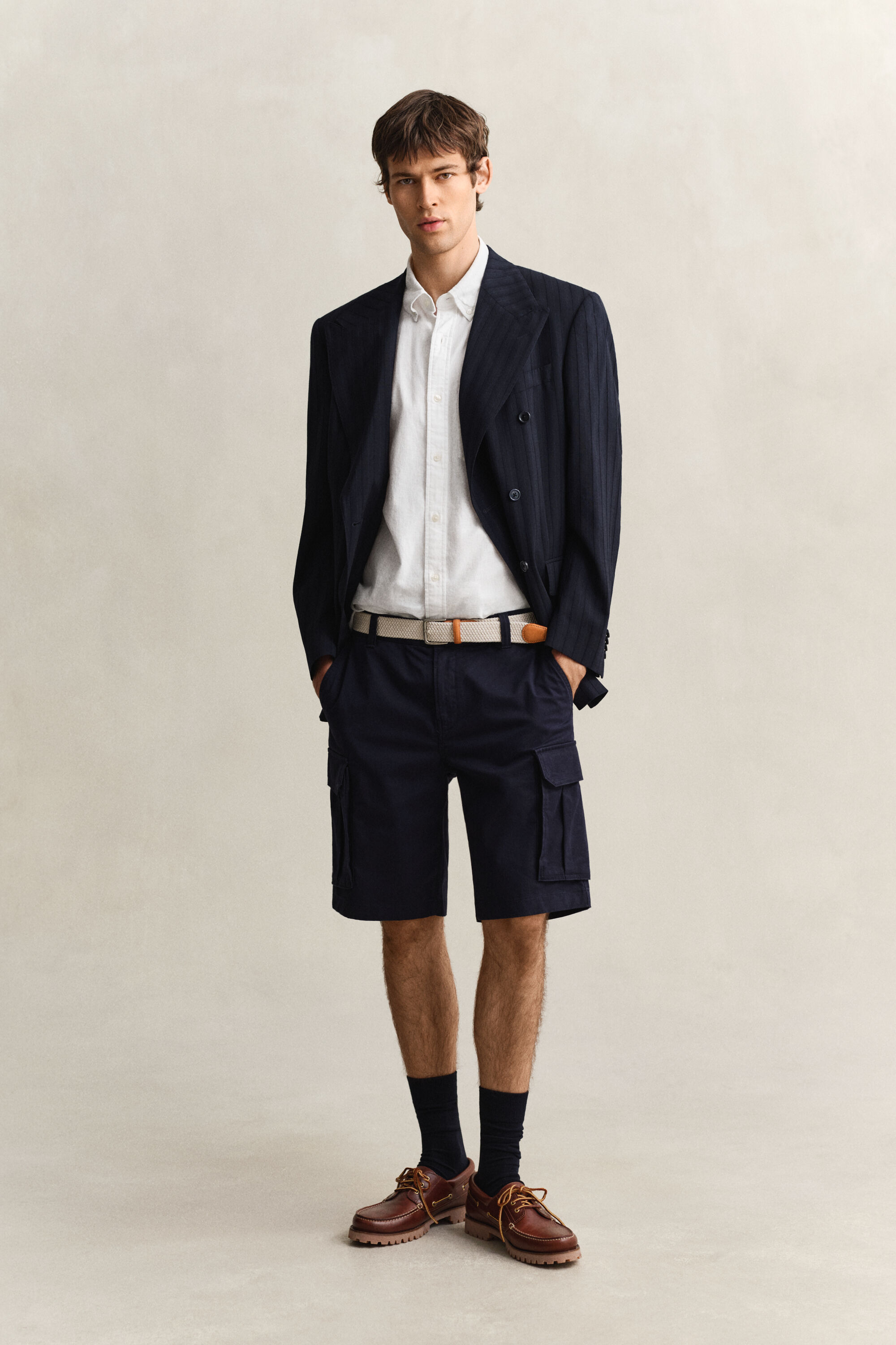 Lyhythihainen pellavasekoitepaita