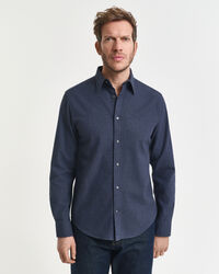 Regular fit ‑mitoitettu meleerattu flanellipaita