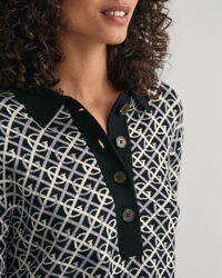 G Patterned ‑jacquard-pikeeneulepusero