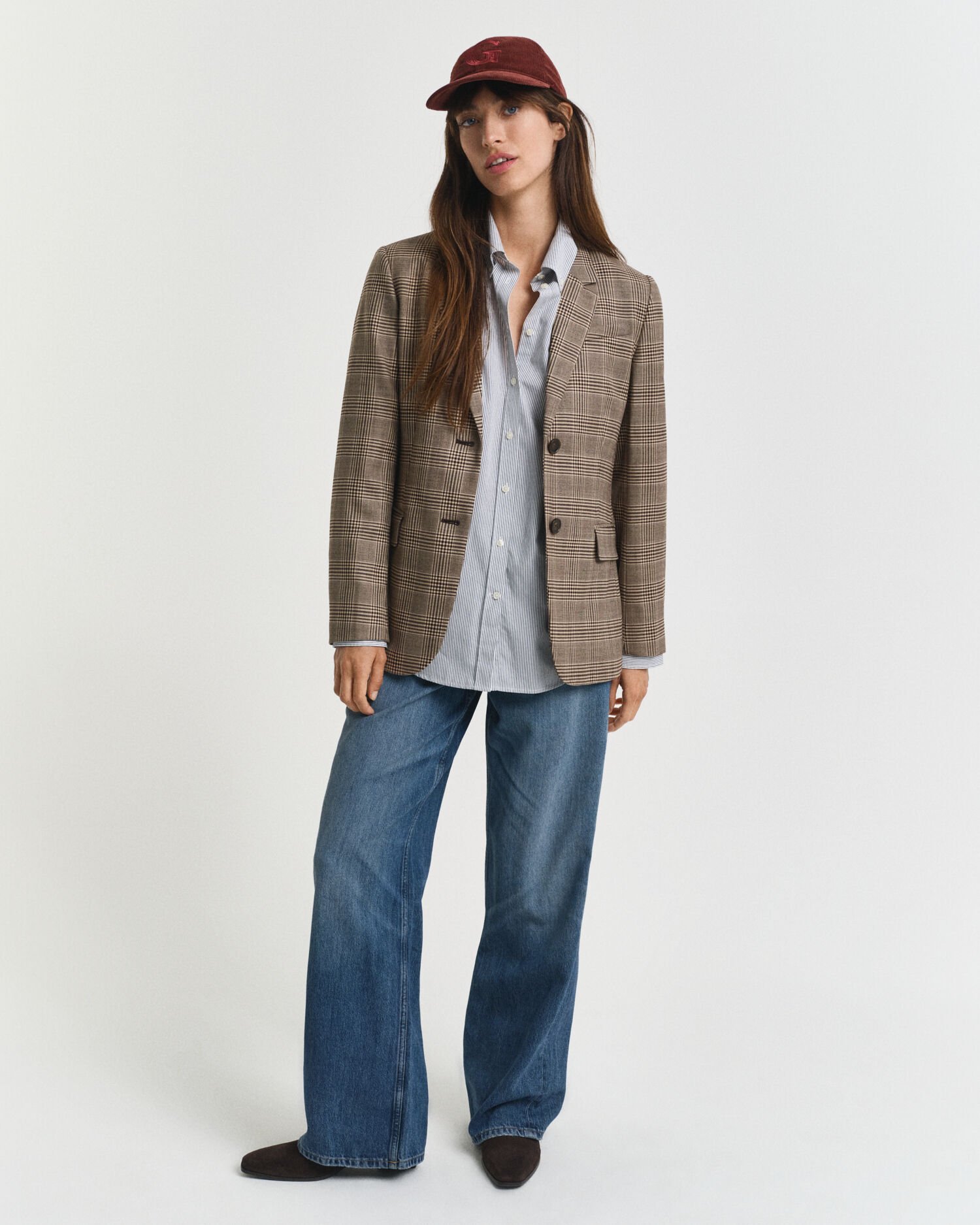 Relaxed fit ‑mitoitettu klassinen Graphic-popliinipaita