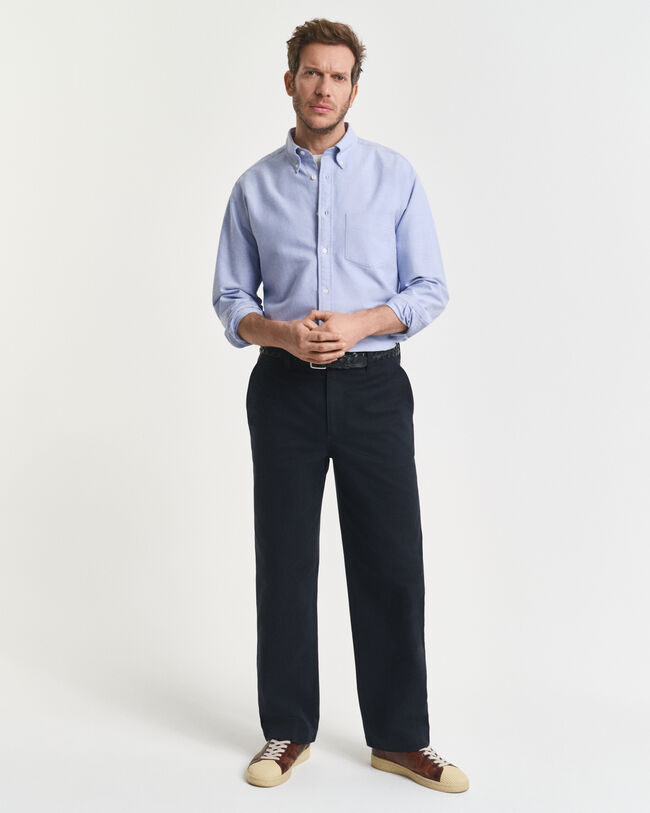 Relaxed fit ‑mitoitettu Heritage-oxford-paita