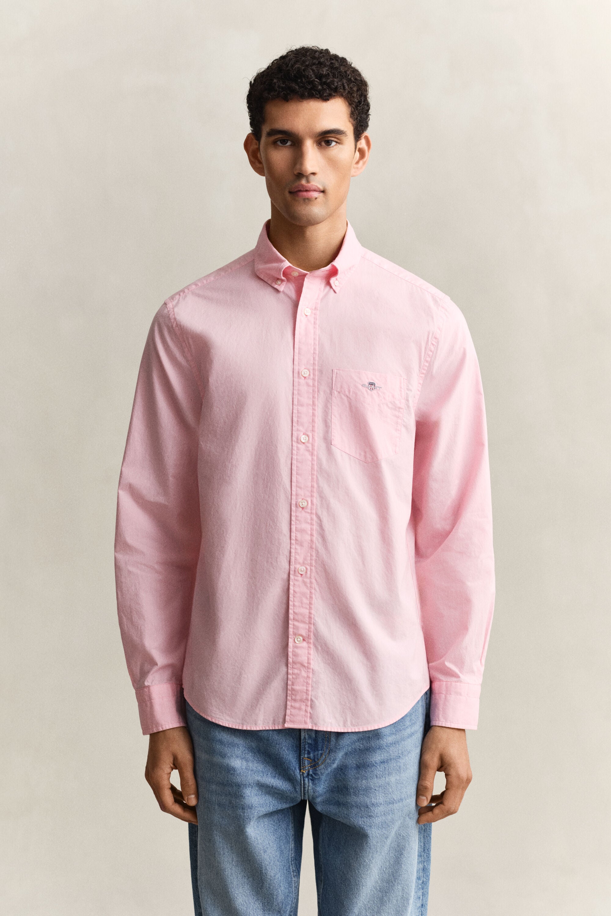 Regular fit ‑mitoitettu Classic-popliinipaita