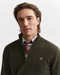 Ohut lampaanvillaneule, vetoketjukaulus